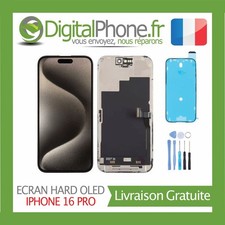 📱 ECRAN HARD OLED COMPATIBLE IPHONE 16 PRO + OUTILS + JOINT 📱 TVA 📱