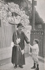 75 CPA N°29 FETE FAIRGROUND REEL MERCHANT