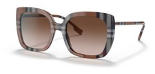 BURBERRY BE4323 400513 54mm Caroll Check Brown Gradient Brown Sunglasses