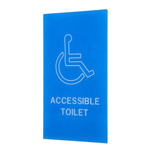 Panneau toilettes unisexe - panneau, de