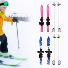 Skis Courts Skis (avec Bâtons