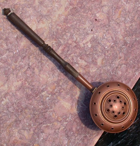 Bassinoire cuivre petite - bassinoire,