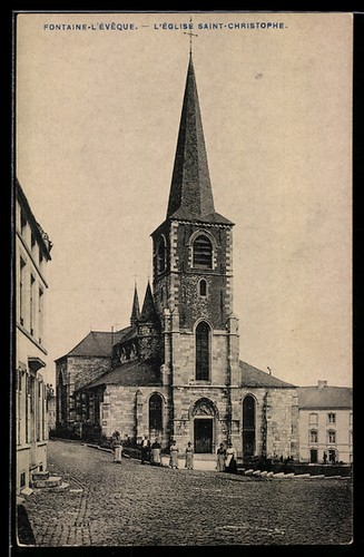 Cpa fontaine éveque - cpa, fontaine-l´Éveque