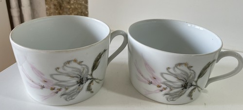 Tasses déjeuners porcelaine - 2,