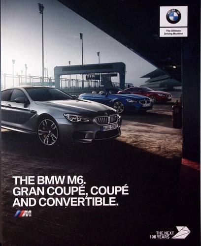 Ed6546 brochure bmw coupé - ed6546, m6