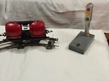 Hornby bi lightning wagon (Bordeaux inscription) + CIJ traffic light