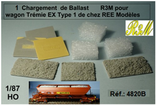 Trains r3m chargement de - 1/87,