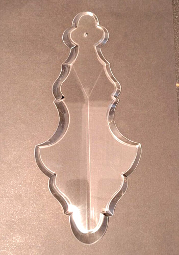 Grande pampille plaque - grande,
