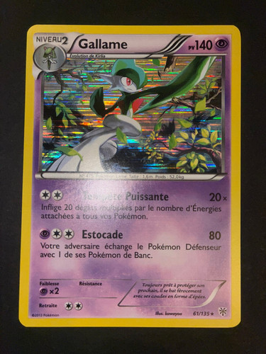 Carte pokémon gallame 135 - pokémon,