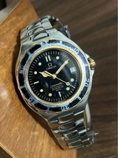 Omega Seamaster 200 Cal.1111 Date Chrono Automatique Montre Hommes Authentique