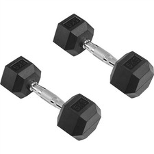 Lot de 2 Haltères en Métal