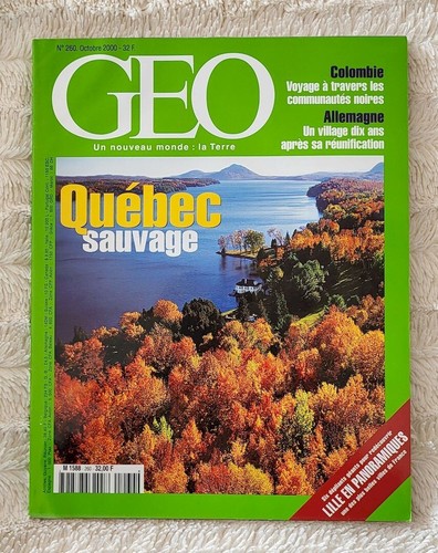 Revue magazine geo québec - revue,