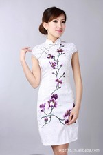 Jolie Mini Robe Chinoise