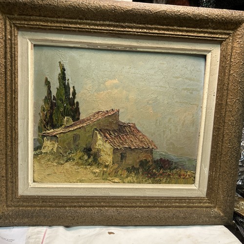 Huile sur panneau - huile,