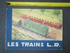 rare catalogue TRAIN LR 1953