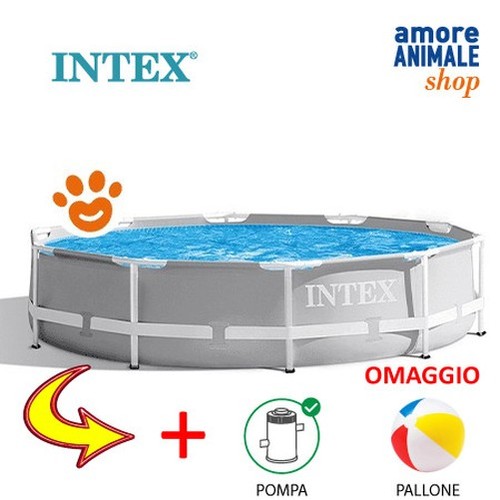 Intex piscine ronde prisma - intex,