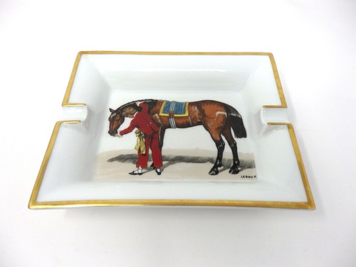 Cendrier hermes porcelaine - hermes,