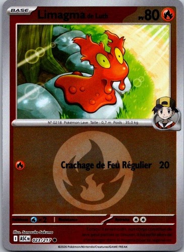 Carte pokémon limagma - carte,