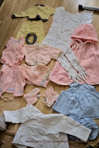 Lot anciens vêtements - d'anciens,