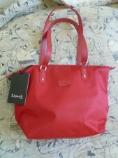 SAC LIPAULT PLUME ROUGE NEUF  AVEC ETIQUETTE