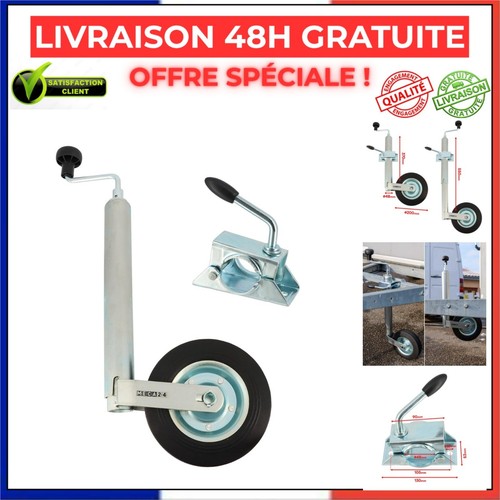 Roue jockey remorque mm - roue,