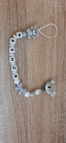 Attache tétine personnalisé
