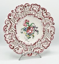 Assiette ajourée Desvres