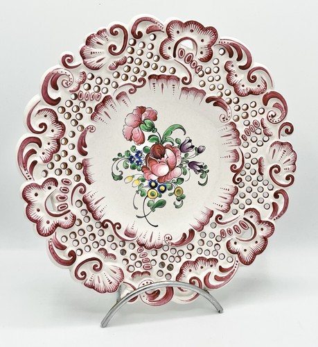 Assiette ajourée desvres - assiette,