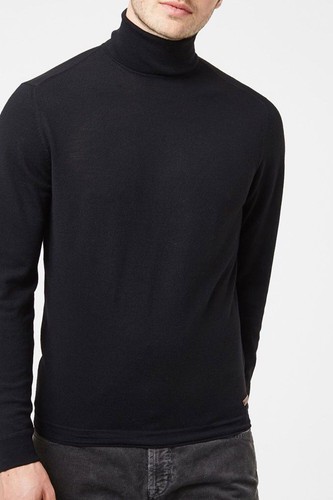 Pull col roulé