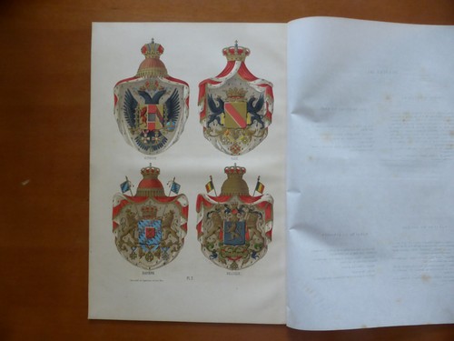 Blasons chromolithographie - chromolithographie,