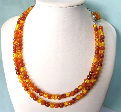 Collier ambre la - de,
