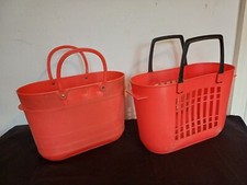 2 Ancien panier de course en