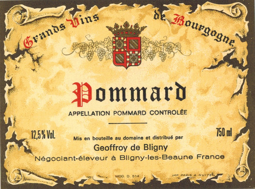 Etiquette grand vin - , de