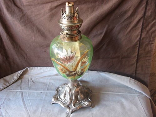 Ancienne lampe pétrole en - ancienne,