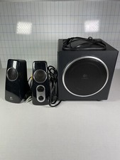 Logitech Z523 Speaker System Subwoofer + Speakers - S-00076A - TESTED WORKS.