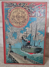 Jules Verne - Le château des carpathes, cartonnage Hetzel.