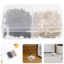  120 pièces cadre en métal Photo bouton tournant support Clips attaches matériel