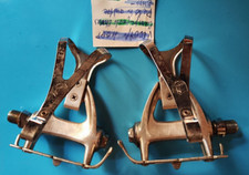 CAMPAGNOLO CHORUS PEDALS AND TOE CLIPS PEDALI BICI VINTAGE