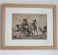Gravure Orientalisme Caravane