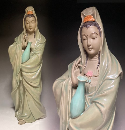 Statue asiatique poterie - asiatique,