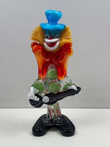 Sculpture clown musicien - sculpture,