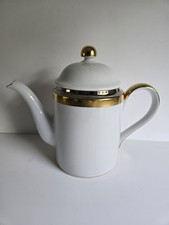 Fitz and Floyd China Platine Teapot Vintage 