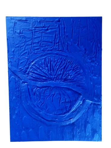 Yves klein bleu tableau - bleu, fait