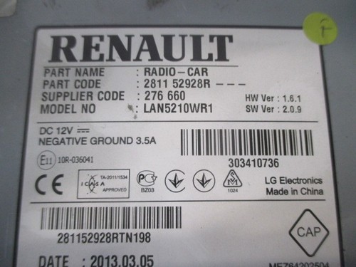 Autoradio recepteur renault - autoradio,