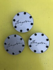 Lot Of 3 BREYTON CUSTOM WHEEL CENTER CAPS HUBS BMW Mercedes Benz 1980's 74mm