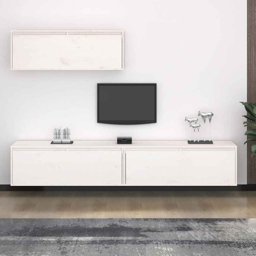 Meubles blanc bois - 3x,