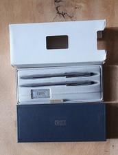 Stylo Bille et Porte mines CROSS  - chrome - made in ireland- cadeau entreprise-