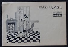 Catalogue FAMSE SURDIAC stove radiator Art Deco style