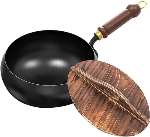 Poêle wok fer avec - en,