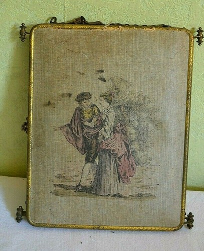 Ancien triptyque miroir - ancien, de